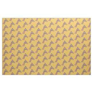 Tissu Profil de girafe