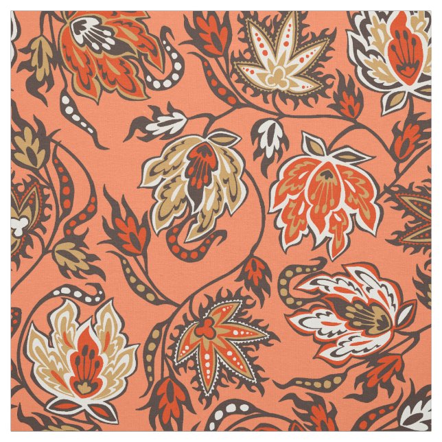 Tissu Protea Batik Hawaï Tropical Floral (Échantillon)