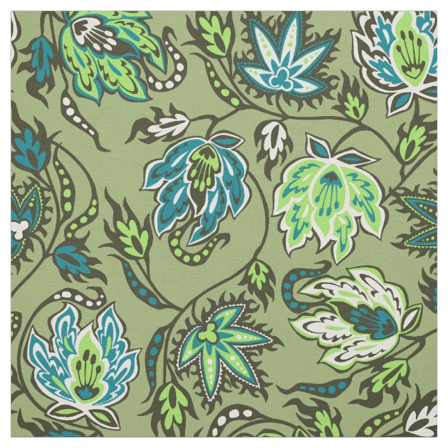 Tissu Protea Batik Hawaï Tropical Floral (Échantillon)