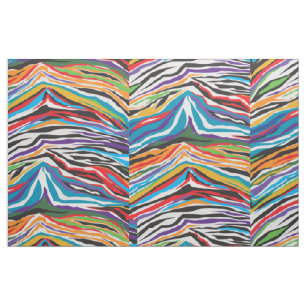 Tissu Psychédélique rétro