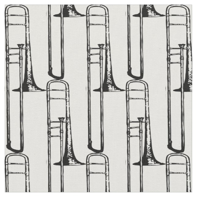 Tissu Publicité Vintage de Trombone en 1921 (Fermer)