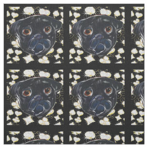 TISSU PUG BLING