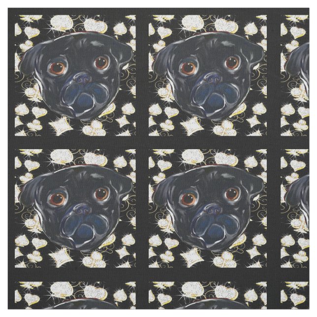 TISSU PUG BLING (Échantillon)