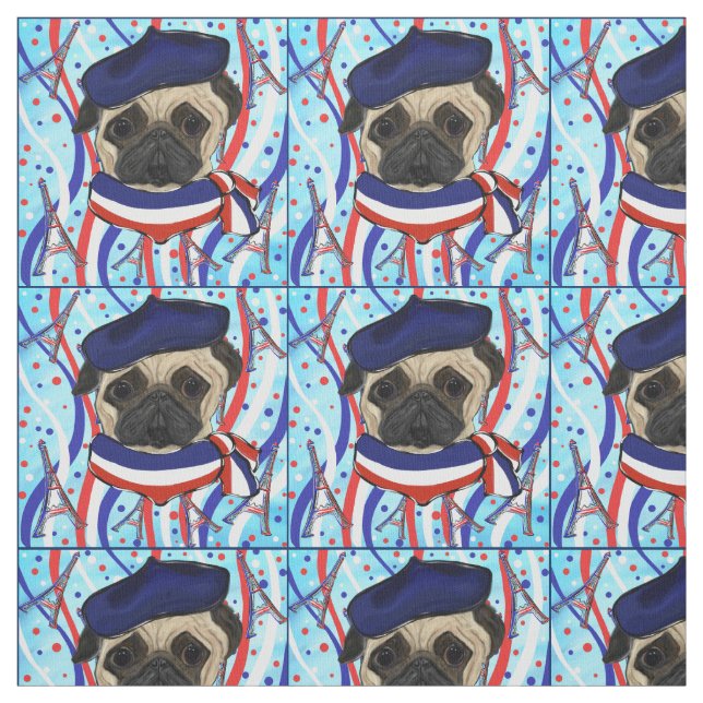 TISSU PUG DE PARIS (Échantillon)