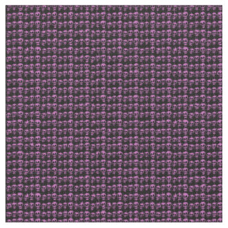 Tissu Puntas calaveras rosas.