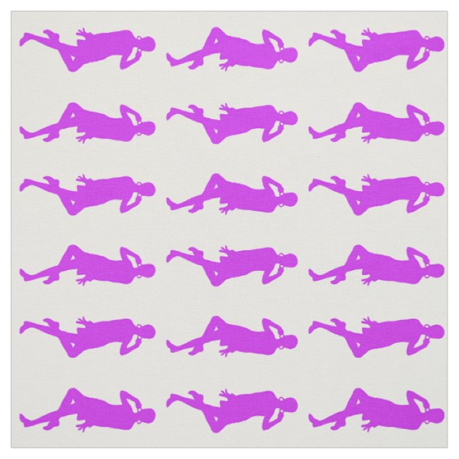 Tissu Purple Bold Mod GoGo Girls (Échantillon)