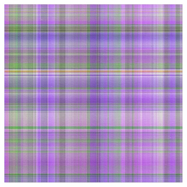 Tissu Purple Madras Plaid Stripes Imprimer Motif (Fermer)