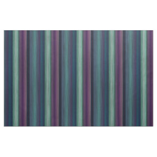 Tissu Purple Turquoise Bleu Vert Aquarelle Rayures Motif