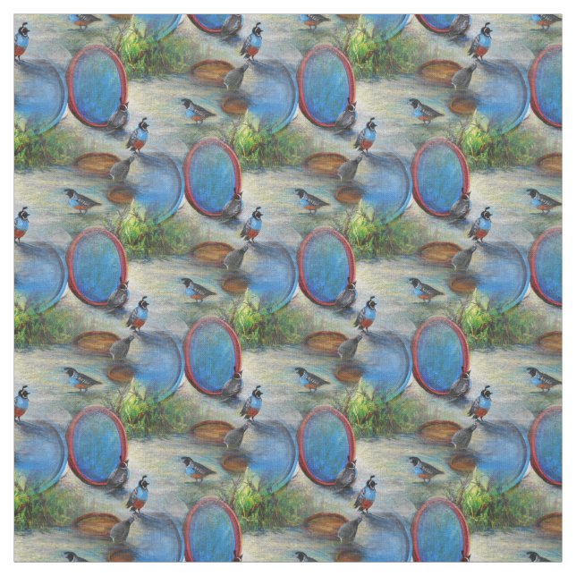 Tissu Quail Garden (Échantillon)