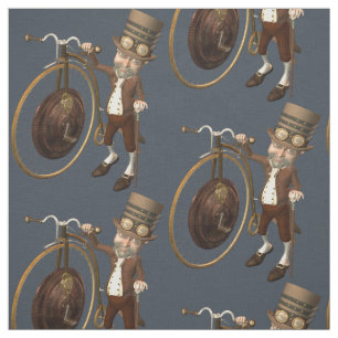 Tissu Quart de penny vintage drôle de penny de Steampun