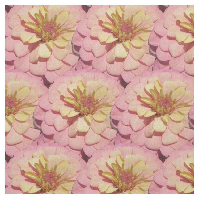 Tissu - Quartier gras - Sherbet Zinnia (Échantillon)