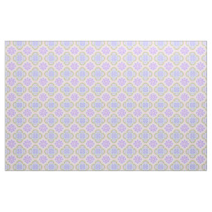 Tissu Quatrefoil Pastel Fabric