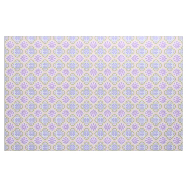 Tissu Quatrefoil Pastel Fabric (Yard)