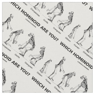 Tissu Quel Hominoïde Êtes-Vous ? Humour des squelettes h