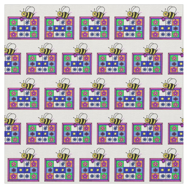 Tissu Quilting Bee Cartoon Fabric (Fermer)