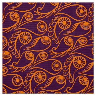 Tissu Quirky Paisley Eye Motif Déplaisant Funny Hallowee