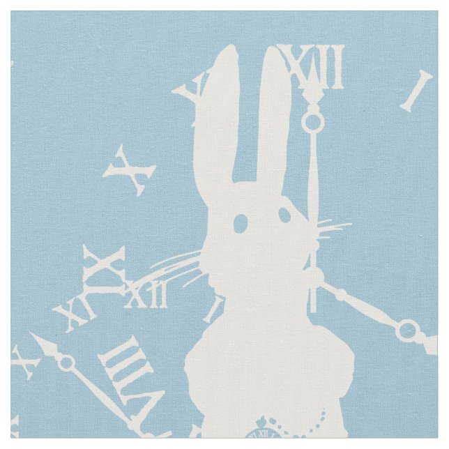 Tissu Rabbit blanc tardif (Fermer)