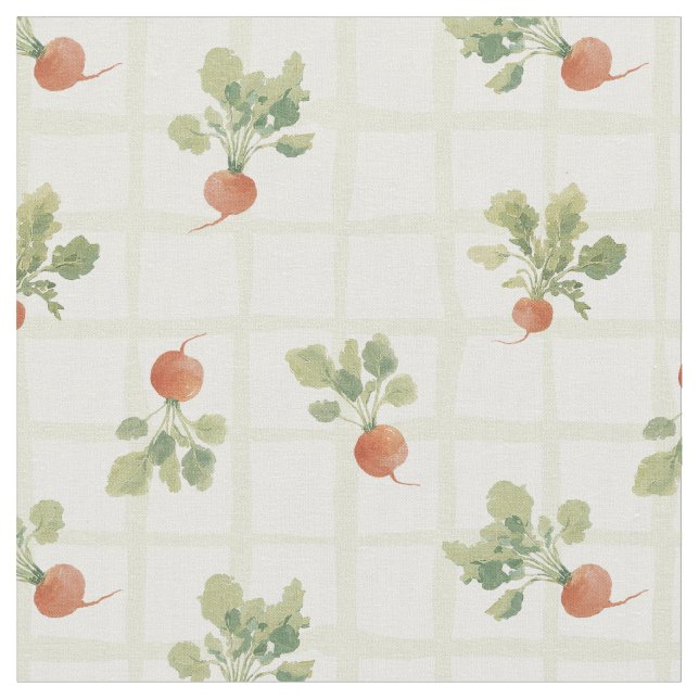 Tissu Radis pique-nique d'été (Fermer)