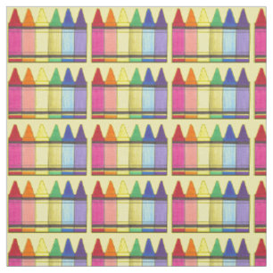 Tissu Rainbow Crayons École Enseignant Art Fournitures C