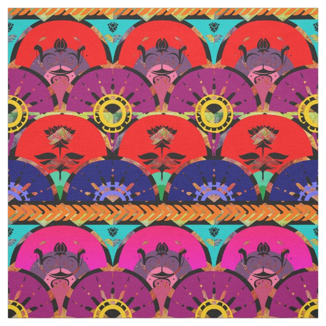 Tissu Rainbow Ombre | Soleil de Boho (Échantillon)