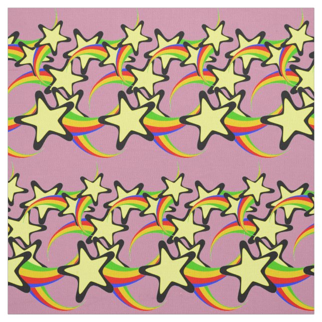 Tissu Rainbow Shooting Stars Thunder_Cove (Échantillon)