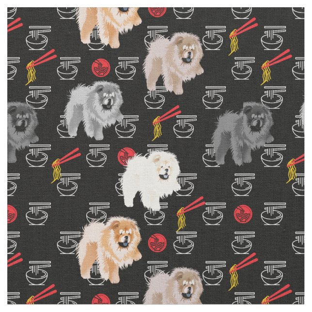 Tissu RAMEN CHOWS Fabric (Fermer)