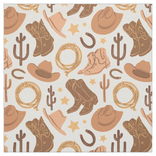 Tissu Ranch occidental neutre rodeo ferme ranch sudiste