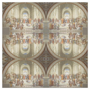Tissu Raphael - École d'Athènes