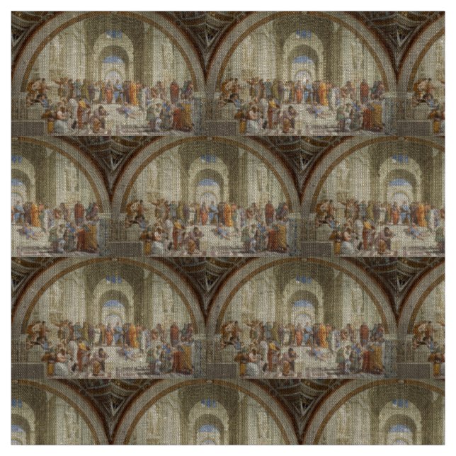 Tissu Raphael - L'École d'Athènes (Échantillon)