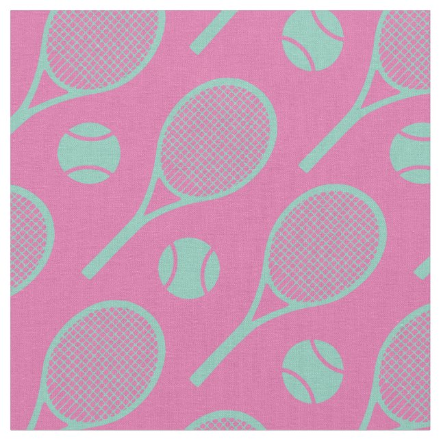 Tissu 💗 🤩 🎾 Raquettes de tennis en arrière - plan ros (Fermer)
