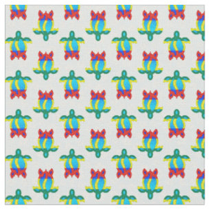 Tissu Rasta Island Colours Tortue tribale Florale
