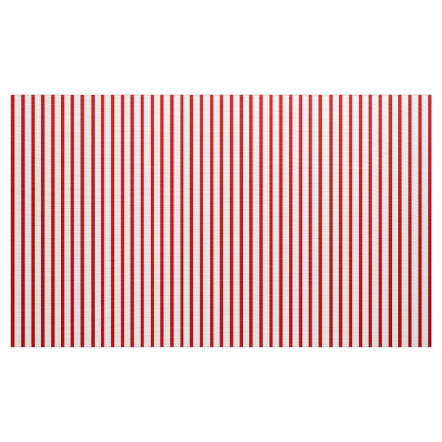 Tissu rayé blanc et rouge personnalisable (Yard)