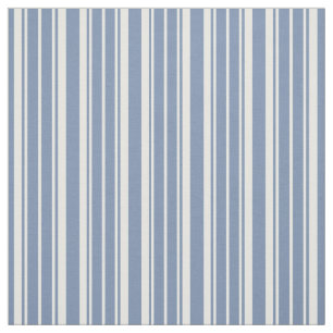 Tissu rayé de coutil de bleu et de blanc d'indigo
