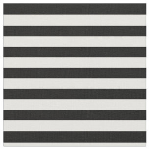 Tissu Rayé noir et blanc