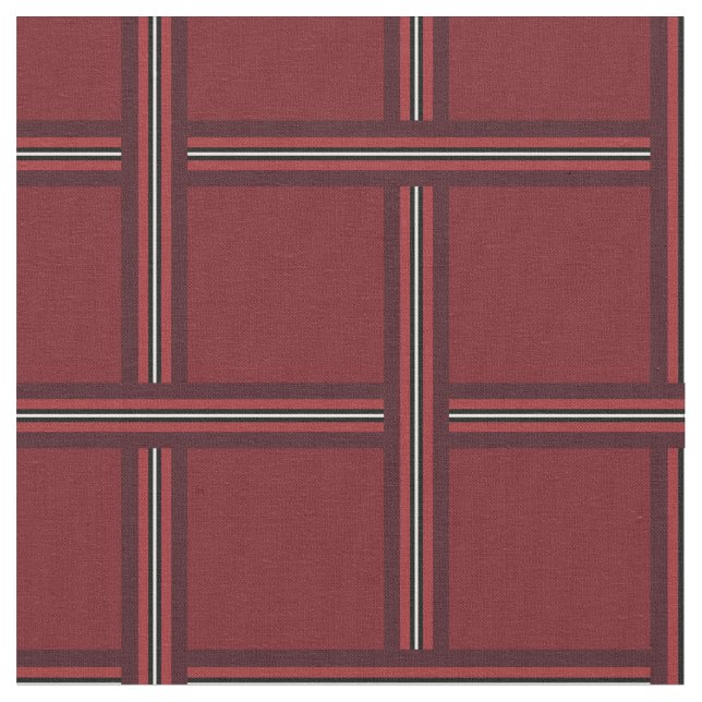 Tissu rayé rouge et blanc (Fermer)