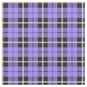 Tissu rayure blanche de lavande/noire bleu-clair
