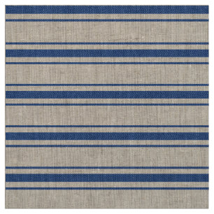 Tissu Rayure étroite de coutil de matelas bleu-foncé e