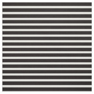 Tissu Rayure noire et blanche simple classique