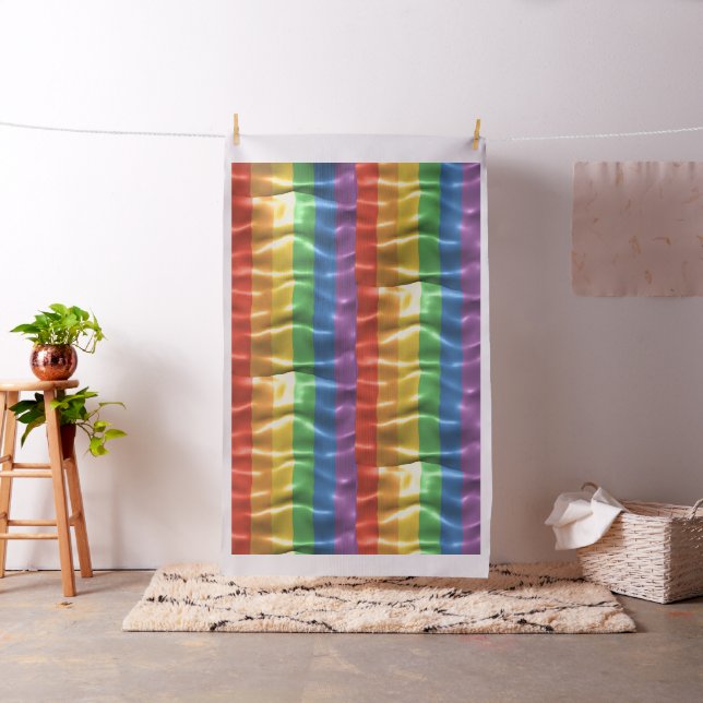 Tissu Rayures arc-en-ciel (In Situ)