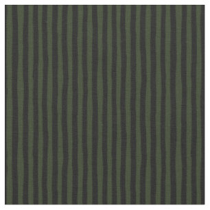 Tissu Rayures bancales vert foncé et noir