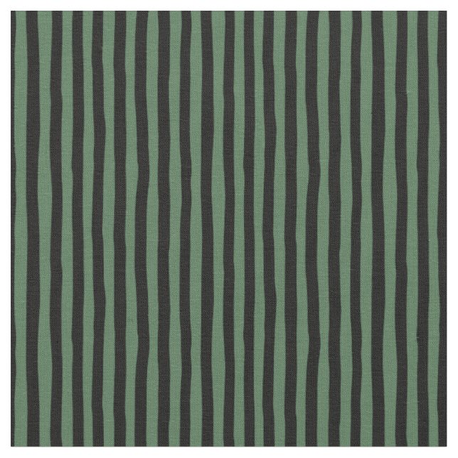 Tissu Rayures bancales vertes et noires (Fermer)