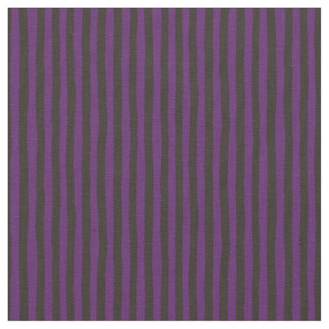 Tissu Rayures bancales violettes et brun foncé (Fermer)