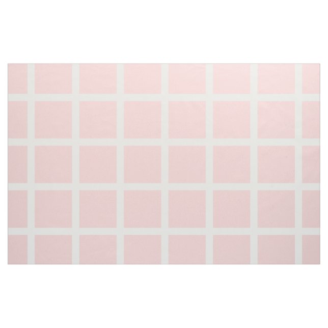 Tissu Rayures blanches de vitre sur des roses pâles (Fat Quarter)