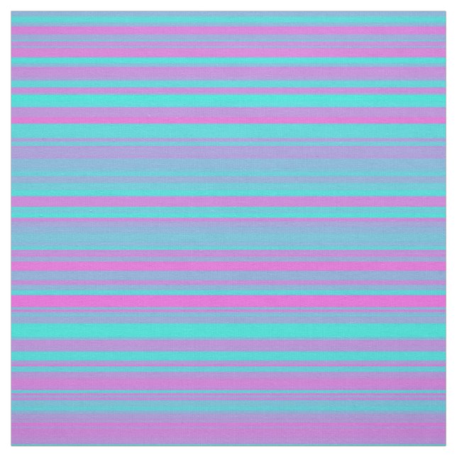 Tissu Rayures Bleu Rose Violet (Échantillon)
