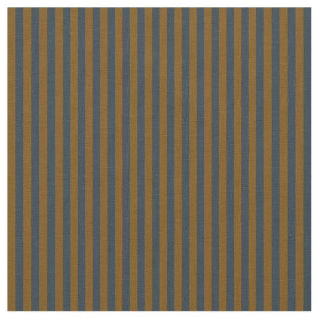 Tissu rayures bleu-vert foncé et bronze antique (Fermer)