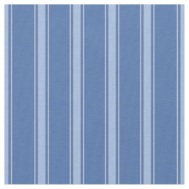 Tissu Rayures bleues et bleu clair (Fermer)