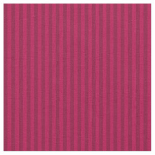 Tissu Rayures Cerise Bouquet de Rose