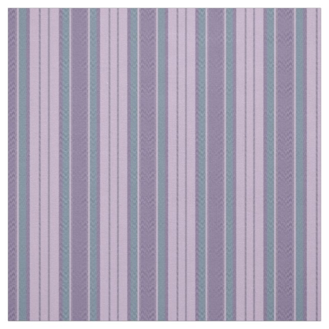 Tissu Rayures Chevron Vert et Violet (Échantillon)