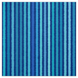 Tissu Rayures de craie - bleu de cobalt et de ciel