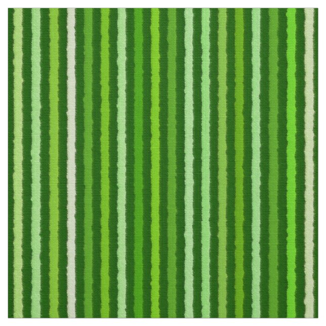 Tissu Rayures de craie - vert d'émeraude et de chaux (Échantillon)